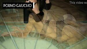 How's Lady Milf's sensual shoot flaunting small tits?