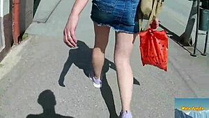 hey bosnia streets flashing my nude pussy mala dvojka bare and teasing everyone!!!