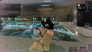 whoa, hooked up with this hot alsace cosplayer at the pool 😍 roblox romp part 1/5
