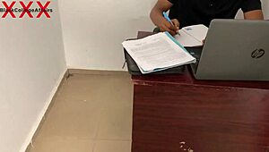 Does big cock science teacher really pound that massive ebony student ass doggystyle into submission?