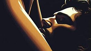 m4f teases you slowly in satin dress, worships curves before diving in for oral pleasure