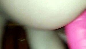 Riding Huge Dildo Fills Her Pussy Deep