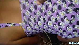 Big ass pawg takes monster bbc pounding outdoors by the sea in public pov