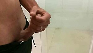 i stroke my skinny cock till huge cumshot explodes
