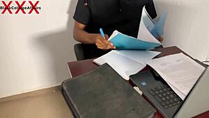 Does big cock science teacher really pound that massive ebony student ass doggystyle into submission?