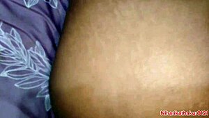 sexy neighbour takes multiple creampie cumshots doggystyle bed