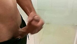 i stroke my skinny cock till huge cumshot explodes