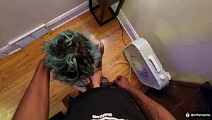 You talk dirty to petite Karma Kaze in ex-GFE POV roleplay