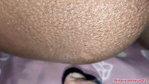 sexy neighbour takes multiple creampie cumshots doggystyle bed