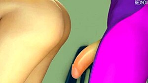 cammy battles yuri in futanari hardcore fuckfest sub español