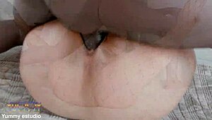 check out sensual tranny gabby taking jhay killers huge cock deep in her first anal ride