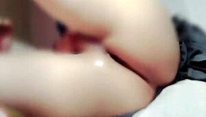  linda jovencita's tight ass takes it deep, wanna see her stroke?