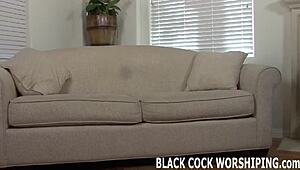 His Big Black Cock Fills My Ass With Cum