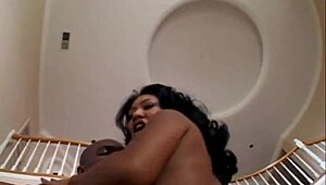 damn this ebony slut creams nonstop on bbc anal pounding ugh