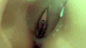 Colombian amateur shoves banana in pussy orgasms hard!