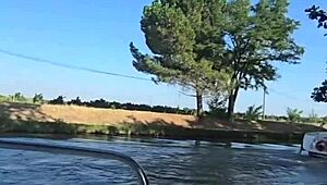 our hearts race as we fuck wildly on the boat surrounded by nature's beauty