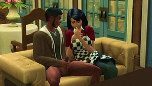 black guy really knows how to fuck her right