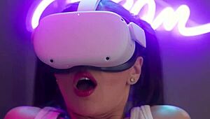 she SEDUCES me into hot LESBIAN virtual REALITY action