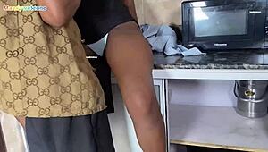 man i'm getting the best wet pussy meal served from kitchen counter