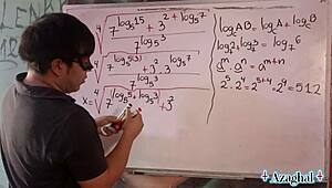 behind the scenes, the japanese teacher simplifies math with erotic student roleplay backstage