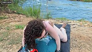 Husband films brazilian wife fucking friends deep in woods