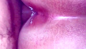 Bet you'd love watching her take doggy creampie anal while on her period