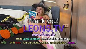 imagine this big tits big ass college babe tries halloween lingerie then gets monster cock slutted