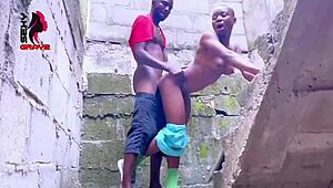 Sexygray2 sneaks into uncompleted building to hook up with neighbor's boyfriend