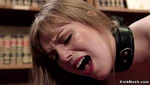 Busty Therapist Dominates and Anal Fucks Bound Lesbian Patient