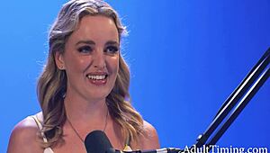 charlie forde spills secrets in interview then fingers pussy solo