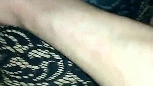 gf tied up tight while we watch xvideos and i fuck her deep