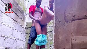 Sexygray2 sneaks into uncompleted building to hook up with neighbor's boyfriend