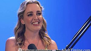 charlie forde spills secrets in interview then fingers pussy solo