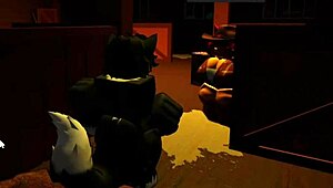 hot cowgirl milks big wolf dick while getting railed