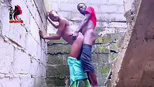 Sexygray2 sneaks into uncompleted building to hook up with neighbor's boyfriend