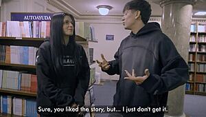 old guy dominates petite latina bookworm teen bending for rough doggystyle cum