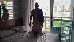 PERFECT SEX ON THE BEACH WITH PLUMP BODYBUILDER PT1