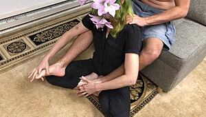 Belyla Bradley's feet stroke cock so good, right?