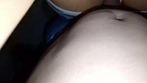 damn her tight latina pussy squeezes my tiny dick so hard