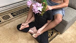 Belyla Bradley's feet stroke cock so good, right?