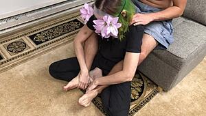 Belyla Bradley's feet stroke cock so good, right?