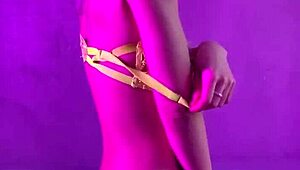 can you feel the heat as she strips passionately fingering herself sensually