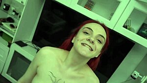 roommate drops to knees for surprise deepthroat on my big cock