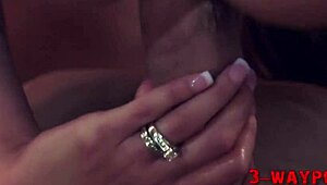 madelyn marie and jennifer dark share his big cock in hot 3way pussy licking