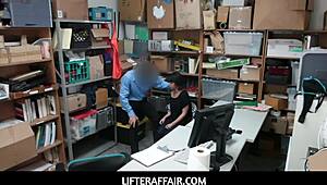 will obedient teen shoplifter penelope reed take rough lp officer pounding?