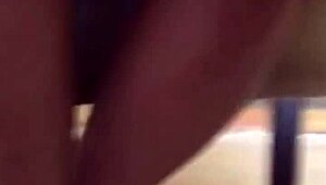 delicious upskirt skirt with no panties tease