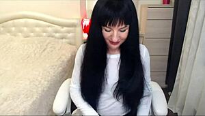 Perky Titted Brunette Milf Tamarra Roman Fingers Clit In Lingerie Masturbation Tease