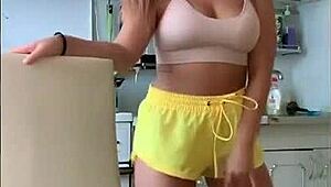 these russian chicas go live on bigo showing off asses