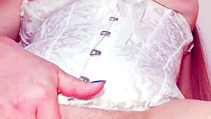 mexican latina stepmom's huge cameltoe pussy lips drip masturbating for stepson