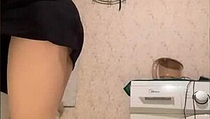 these russian chicas go live on bigo showing off asses